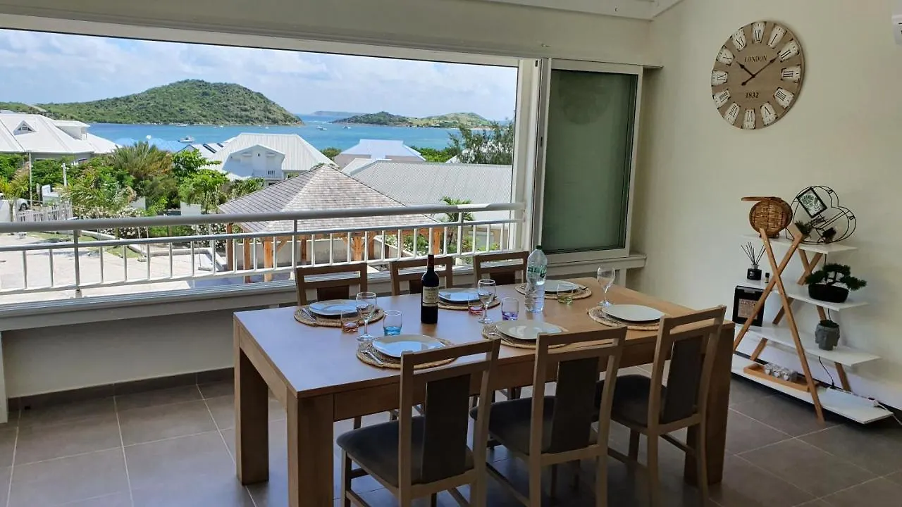 Pinel Superbe Appartement En Residence Vue Mer Cul de Sac 0*,  Sint Maarten/Saint Martin
